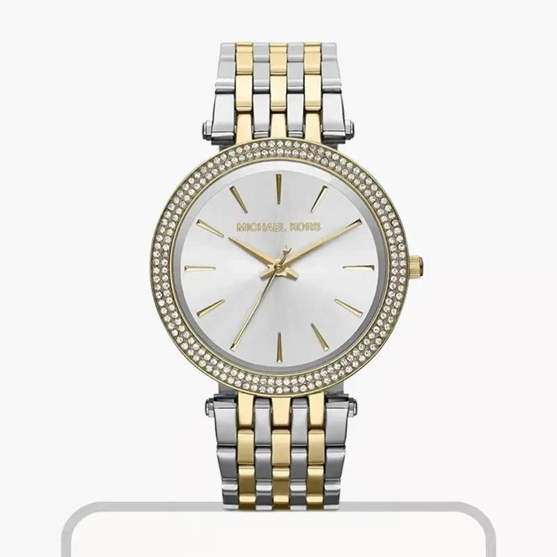 Michael Kors Darci Silver Dial Fashion Ladies Watch- MK3215